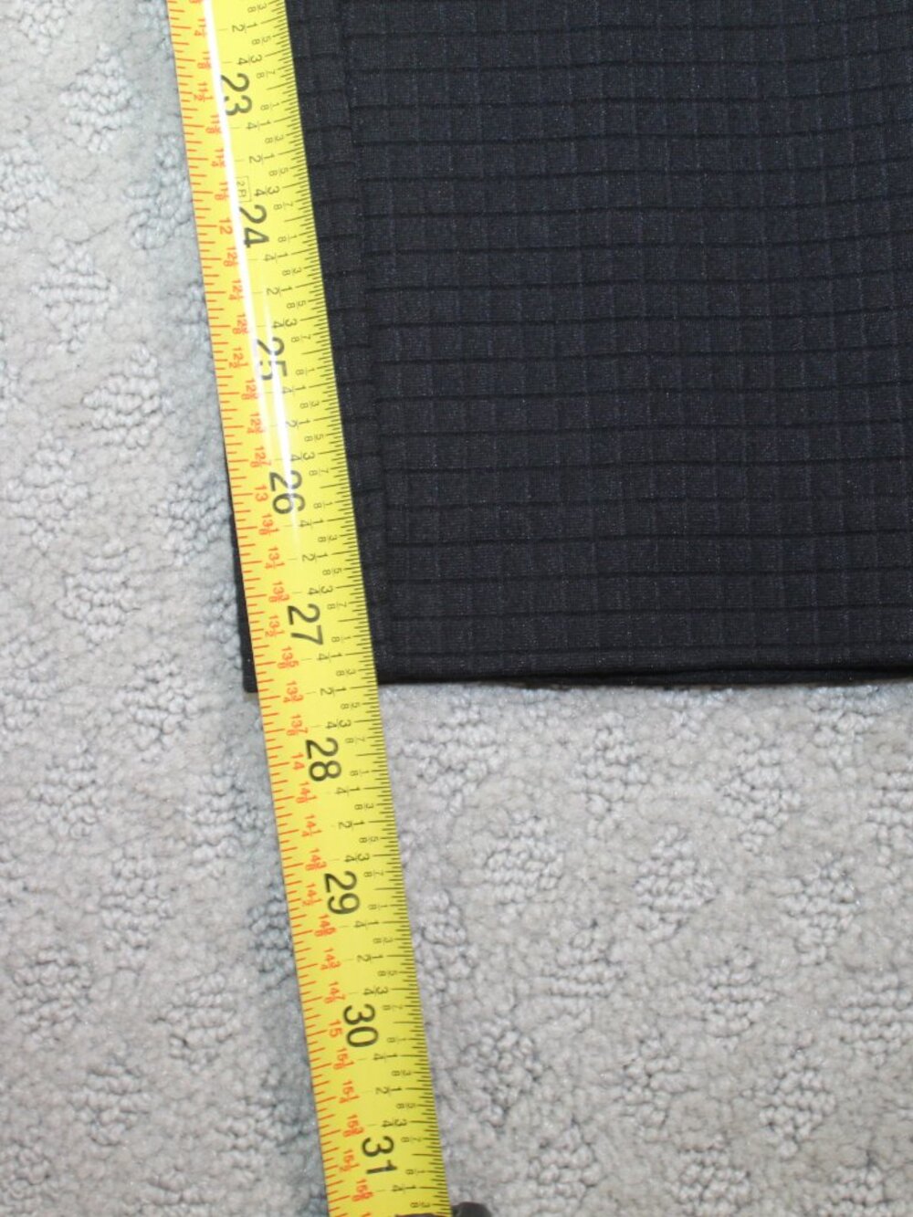 Liverpool Size 4/27 Black Textured Square Pattern Pants - Picture 3 of 8